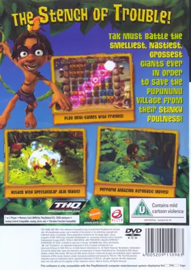 Nickelodeon Tak and the Guardians of Gross box cover back